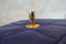 画像をギャラリービューアに読み込む, CHANEL/シャネル マトラッセチェーンショルダーバッグ ラムスキン/サテン ブラック/ブルー/ゴールド金具 ショルダーバッグ 700030076
