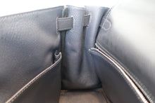 将图片加载到图库查看器，HERMES KELLY 28 Evergrain leather Blue Indigo □I刻印 Shoulder bag 700070290
