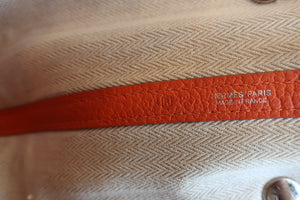 HERMES／エルメス ガーデンパーティPM ネゴンダ カプシーヌ □R刻印 トートバッグ 700050025