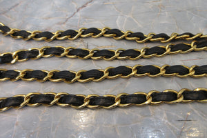 CHANEL Medium Matelasse single flap chain shoulder bag Lambskin Black/Gold hadware Shoulder bag 700090123