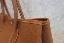 Load image into Gallery viewer, HERMES GARDEN PARTY PM Negonda leather Gold □O Engraving Tote bag 600110120
