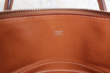 将图片加载到图库查看器，HERMES／BOLIDE 31 Clemence leather Gold □K刻印 Hand bag 600090135
