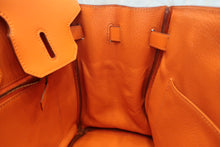 Load image into Gallery viewer, HERMES BIRKIN 30 Gulliver leather Orange □F Engraving Hand bag 600040209
