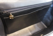 Load image into Gallery viewer, CHANEL Medium Matelasse single flap chain shoulder bag Lambskin Black/Gold hadware Shoulder bag 700090123
