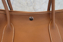 Load image into Gallery viewer, HERMES GARDEN PARTY PM Negonda leather Gold □O Engraving Tote bag 600110120
