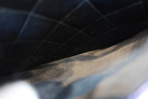 CHANEL/シャネル マトラッセチェーンショルダーバッグ ラムスキン/サテン ブラック/ブルー/ゴールド金具 ショルダーバッグ 700030076