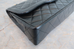 CHANEL/シャネル パリ限定マトラッセダブルフラップチェーンショルダーバッグ ラムスキン ブラック/ゴールド金具 ショルダーバッグ 700070309