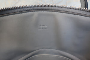 HERMES／エルメス ボリード31 トリヨンクレマンス ブルーペール T刻印 ショルダーバッグ 600120053