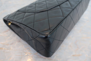 CHANEL/シャネル パリ限定マトラッセダブルフラップチェーンショルダーバッグ ラムスキン ブラック/ゴールド金具 ショルダーバッグ 700070309