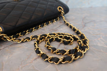 画像をギャラリービューアに読み込む, CHANEL/シャネル パリ限定マトラッセダブルフラップチェーンショルダーバッグ ラムスキン ブラック/ゴールド金具 ショルダーバッグ 700070309
