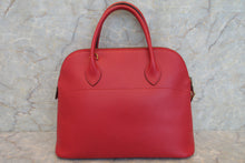 Load image into Gallery viewer, HERMES BOLIDE 35 Graine Couchevel leather Rouge vif 〇U Engraving Shoulder bag 600120003
