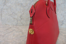 Load image into Gallery viewer, HERMES BOLIDE 35 Graine Couchevel leather Rouge vif 〇U Engraving Shoulder bag 600120003
