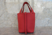 将图片加载到图库查看器，HERMES PICOTIN LOCK PM Clemence leather Bougainvillier Y刻印 Hand bag 700070185
