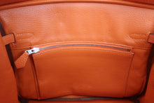 将图片加载到图库查看器，HERMES BIRKIN 25 Togo leather Orange □L刻印 Hand bag 600090114
