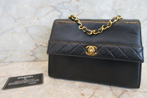 CHANEL/香奈儿 梯形 链条包 羊皮 Black/Gold hadware(黑色/金色金属) 肩背包 700010182