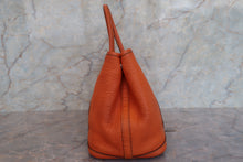 画像をギャラリービューアに読み込む, HERMES／エルメス ガーデンパーティTPM ネゴンダ オレンジ □M刻印 トートバッグ 700040028
