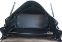 将图片加载到图库查看器，HERMES KELLY 28 Box carf leather Black  〇M刻印 Hand bag 700060301
