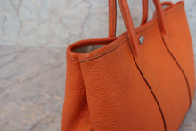 画像をギャラリービューアに読み込む, HERMES／エルメス ガーデンパーティTPM ネゴンダ オレンジ □M刻印 トートバッグ 700040028
