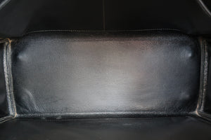 HERMES KELLY 28 Box carf leather Black  〇M刻印 Hand bag 700060301