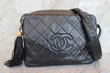 画像をギャラリービューアに読み込む, CHANEL/シャネル マトラッセフリンジショルダーバッグ ラムスキン ブラック/ゴールド金具 ショルダーバッグ 700070306
