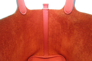 HERMES PICOTIN LOCK PM Clemence leather Bougainvillier Y刻印 Hand bag 700070185
