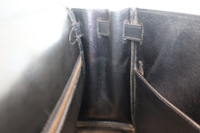 将图片加载到图库查看器，HERMES KELLY 28 Box carf leather Black  〇M刻印 Hand bag 700060301
