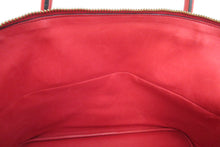 Load image into Gallery viewer, HERMES BOLIDE 35 Graine Couchevel leather Rouge vif 〇U Engraving Shoulder bag 600120003
