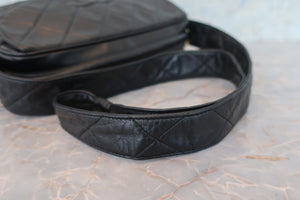 CHANEL/シャネル マトラッセフリンジショルダーバッグ ラムスキン ブラック/ゴールド金具 ショルダーバッグ 700070306