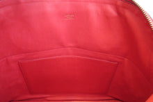 Load image into Gallery viewer, HERMES BOLIDE 35 Graine Couchevel leather Rouge vif 〇U Engraving Shoulder bag 600120003
