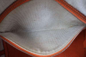 HERMES／エルメス ガーデンパーティTPM ネゴンダ オレンジ □M刻印 トートバッグ 700040028