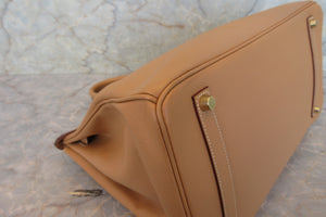 HERMES／エルメス バーキン35 クシュベル ナチュラル □B刻印 ハンドバッグ 700070191