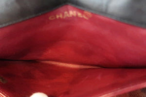 CHANEL/シャネル マトラッセシングルフラップチェーンショルダーバッグ ラムスキン ブラック/ゴールド金具 ショルダーバッグ 600050160