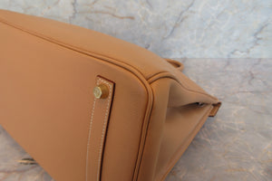 HERMES／エルメス バーキン35 クシュベル ナチュラル □B刻印 ハンドバッグ 700070191