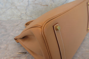 HERMES／エルメス バーキン35 クシュベル ナチュラル □B刻印 ハンドバッグ 700070191
