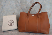 将图片加载到图库查看器，HERMES GARDEN PARTY TPM Negonda leather Gold □L刻印 Tote bag 600080040
