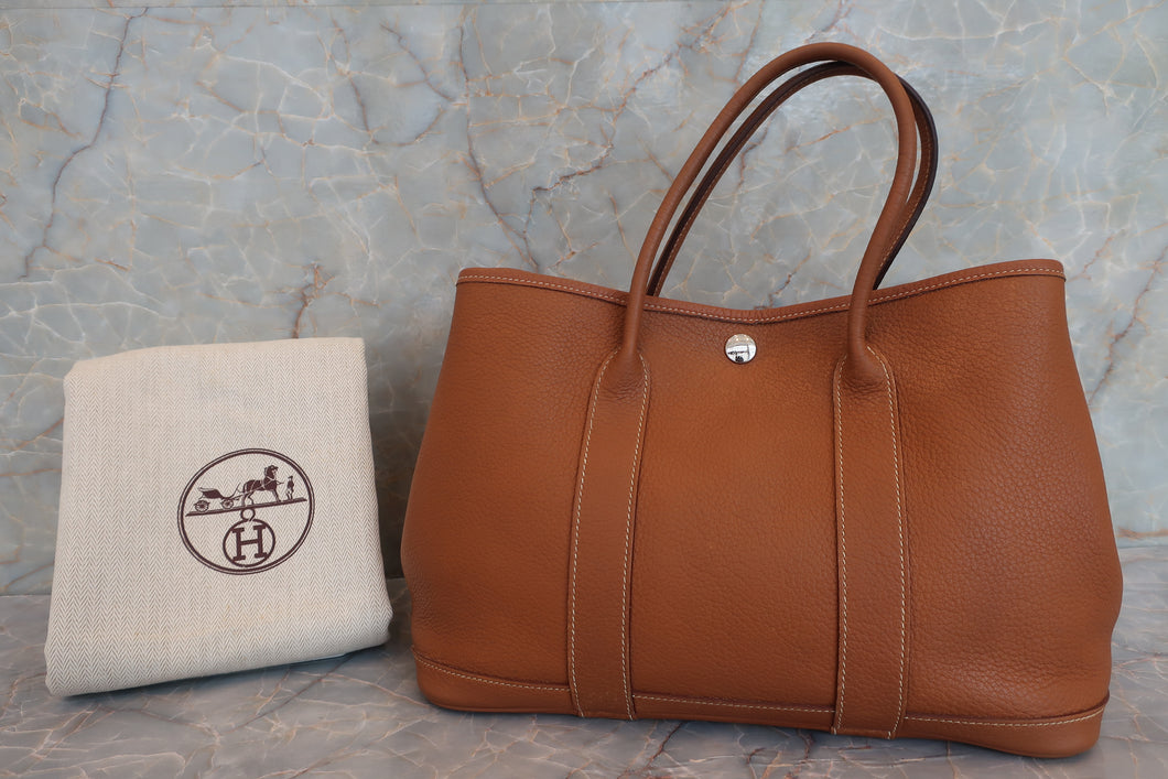 HERMES GARDEN PARTY TPM Negonda leather Gold □L刻印 Tote bag 600080040