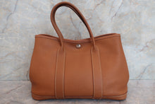 将图片加载到图库查看器，HERMES GARDEN PARTY TPM Negonda leather Gold □L刻印 Tote bag 600080040
