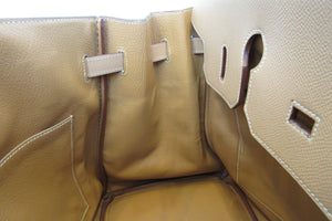 HERMES／エルメス バーキン35 クシュベル ナチュラル □B刻印 ハンドバッグ 700070191