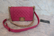 Load image into Gallery viewer, CHANEL LeBOY CHANEL chain shoulder bag Caviar skin Pink/Gold hadware Shoulder bag 800030161
