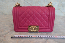 Load image into Gallery viewer, CHANEL LeBOY CHANEL chain shoulder bag Caviar skin Pink/Gold hadware Shoulder bag 800030161
