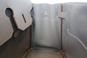 HERMES BIRKIN 30 Epsom leather Etain □P Engraving Hand bag 700100102