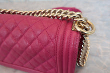 Load image into Gallery viewer, CHANEL LeBOY CHANEL chain shoulder bag Caviar skin Pink/Gold hadware Shoulder bag 800030161
