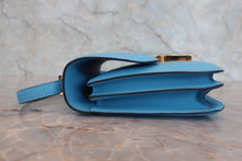 將圖片載入圖庫檢視器 HERMES／エルメス コンスタンス3 ミニ ヴォースイフト セレスト C刻印 ショルダーバッグ 800060132
