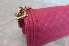 Load image into Gallery viewer, CHANEL LeBOY CHANEL chain shoulder bag Caviar skin Pink/Gold hadware Shoulder bag 800030161
