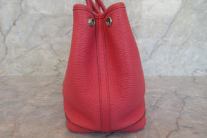 HERMES／エルメス ガーデンパーティTPM ネゴンダ ブーゲンビリア □O刻印 トートバッグ 700060302