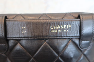 CHANEL Matelasse waist bag Lambskin Black/Gold hadware Waist bag 600050161