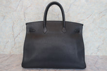 将图片加载到图库查看器，HERMES BIRKIN 40 Togo leather Black 〇W刻印 Hand bag 700110043
