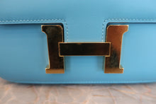 將圖片載入圖庫檢視器 HERMES／エルメス コンスタンス3 ミニ ヴォースイフト セレスト C刻印 ショルダーバッグ 800060132
