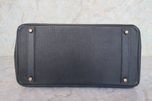 将图片加载到图库查看器，HERMES BIRKIN 40 Togo leather Black 〇W刻印 Hand bag 700110043
