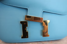 將圖片載入圖庫檢視器 HERMES／エルメス コンスタンス3 ミニ ヴォースイフト セレスト C刻印 ショルダーバッグ 800060132

